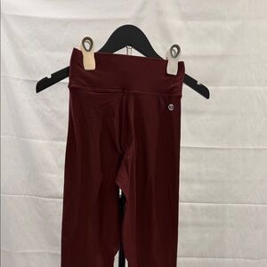 ALL ACCESS Burgundy Leggings